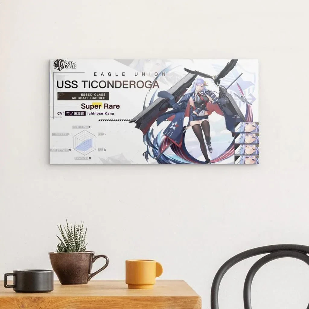 azur-lane-poster-charakter-uss-ticonderoga-poster-jlr-design-2 - JLR Design