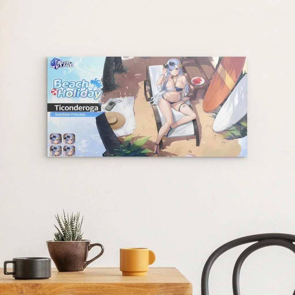 azur-lane-poster-event-beach-holiday-ticonderoga-poster-jlr-design-2 - JLR Design