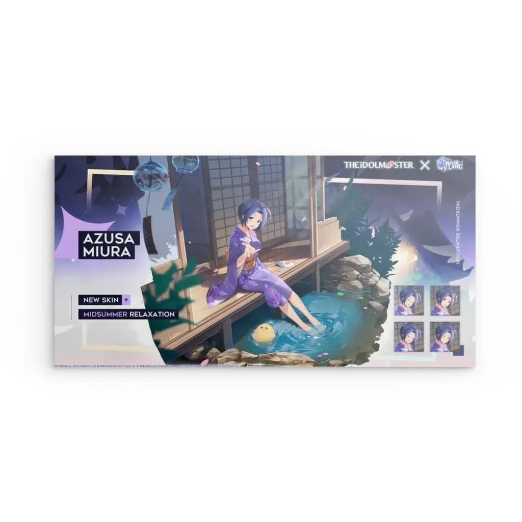 azur-lane-poster-event-idolmaster-azusa-miura-poster-jlr-design-79007 - JLR Design