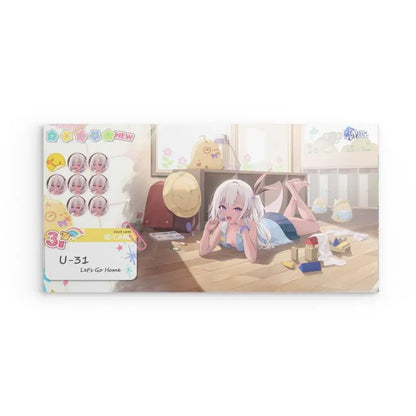 azur-lane-poster-lets-go-home-u31-metal-print-jlr-design-1 - JLR Design