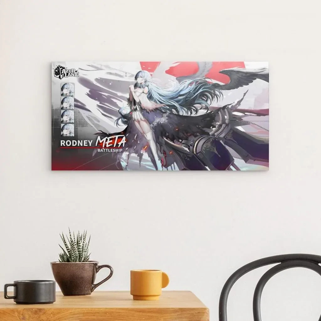 azur-lane-poster-meta-rodney-metal-print-jlr-design-2 - JLR Design