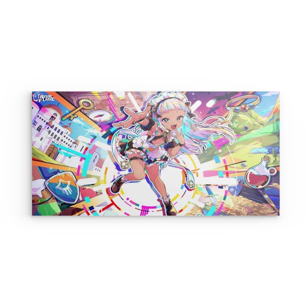 azur-lane-poster-psychedelic-nubian-metal-print-jlr-design-1 - JLR Design