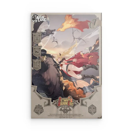 azur-lane-poster-rpg-adventure-blucher-metal-print-jlr-design-1 - JLR Design