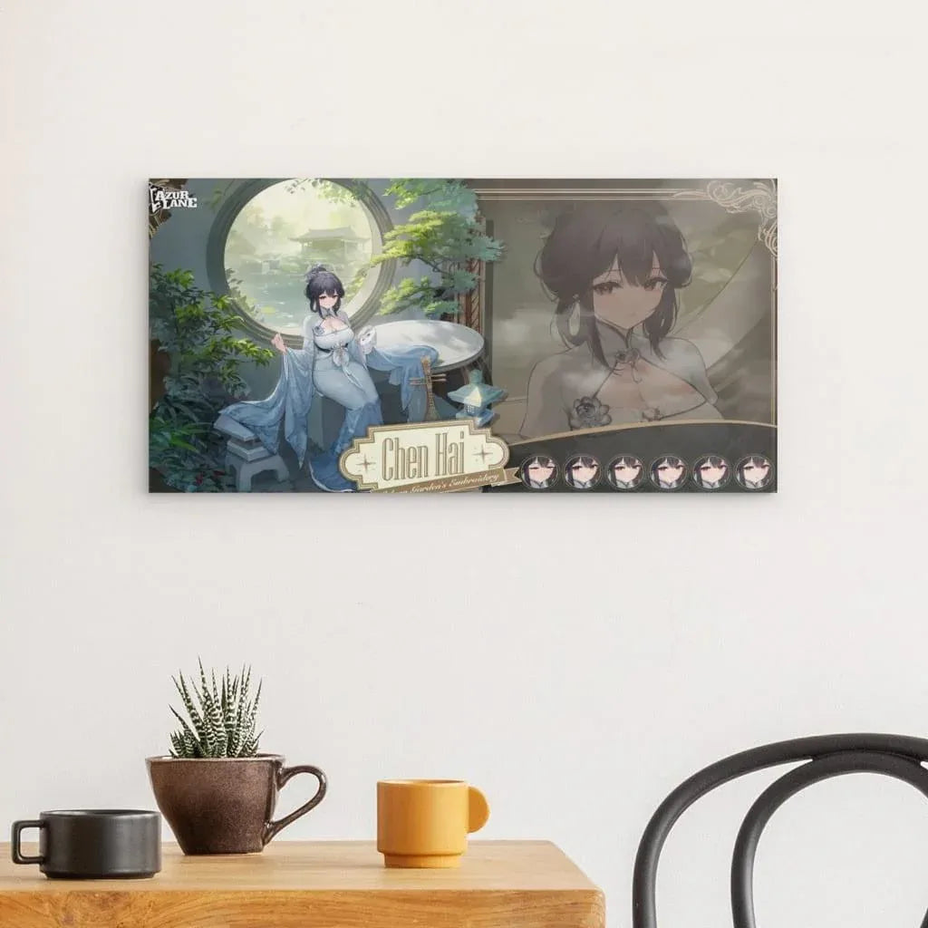 azur-lane-poster-sylvan-gardens-embroidery-chen-hai-metal-print-jlr-design-2 - JLR Design