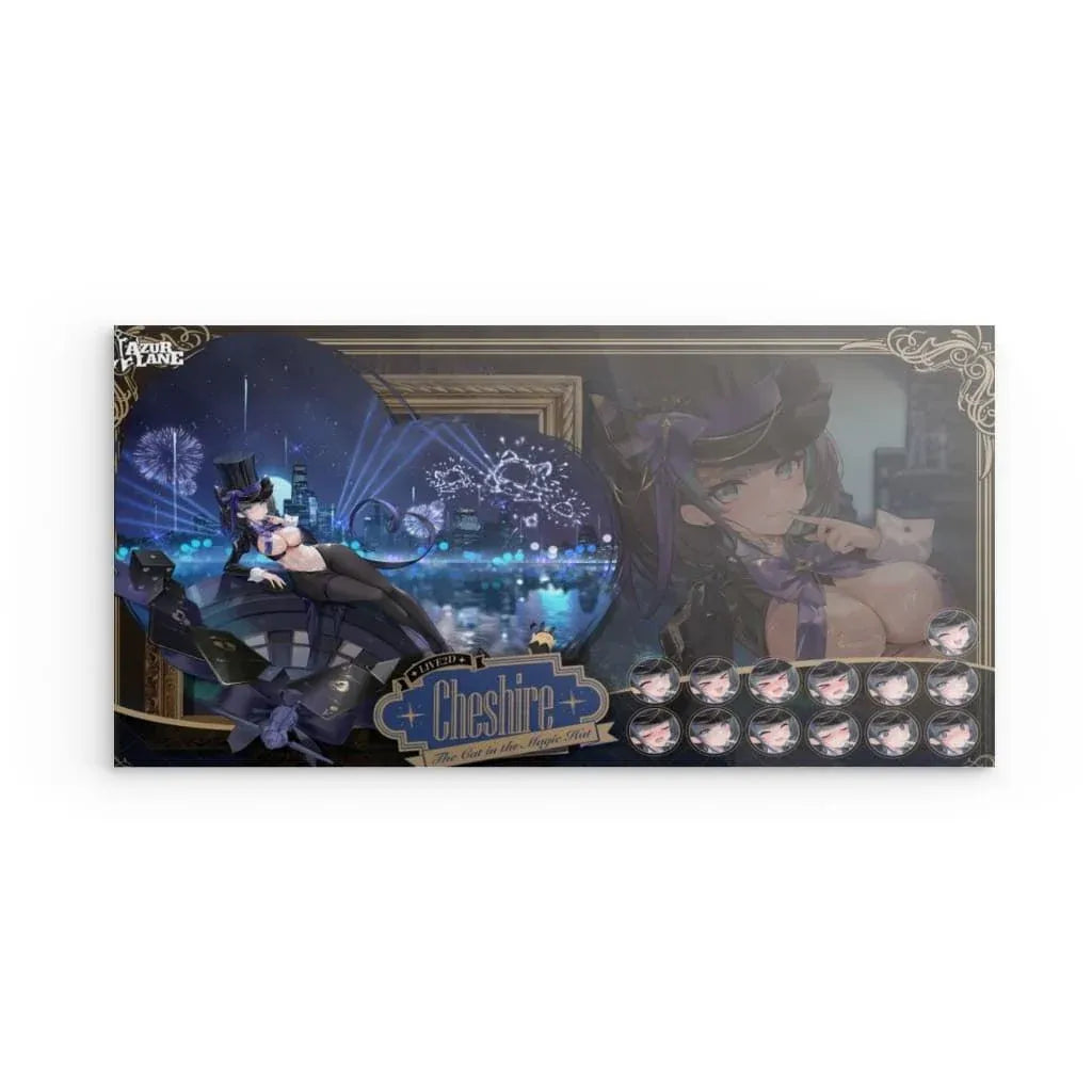 azur-lane-poster-the-cat-in-the-magic-hat-cheshire-metal-print-jlr-design-1 - JLR Design