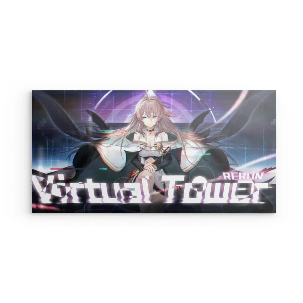 azur-lane-poster-virtual-tower-metal-print-jlr-design-1 - JLR Design