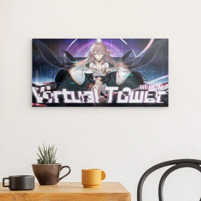 azur-lane-poster-virtual-tower-metal-print-jlr-design-2 - JLR Design