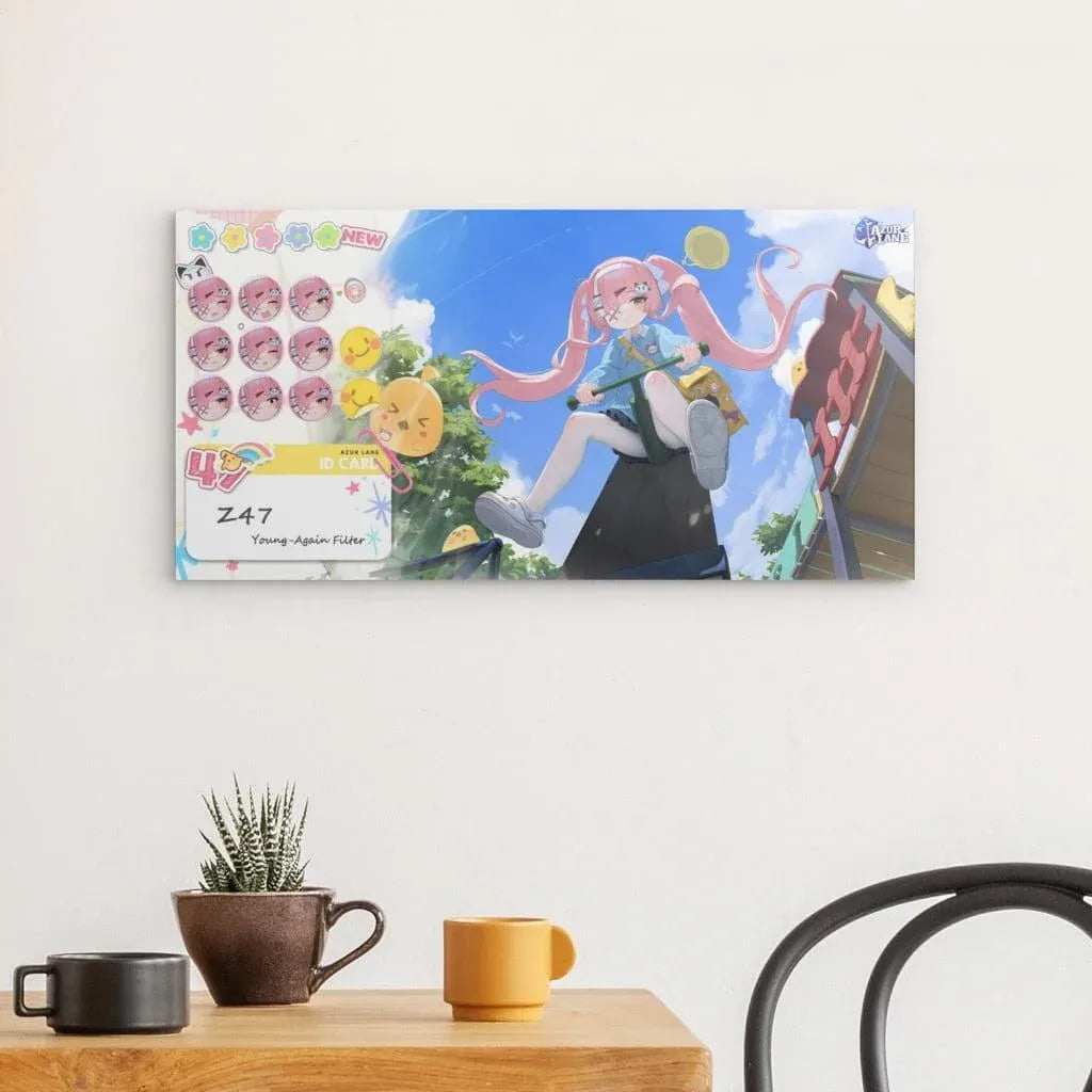 azur-lane-poster-young-again-filter-z47-metal-print-jlr-design-2 - JLR Design