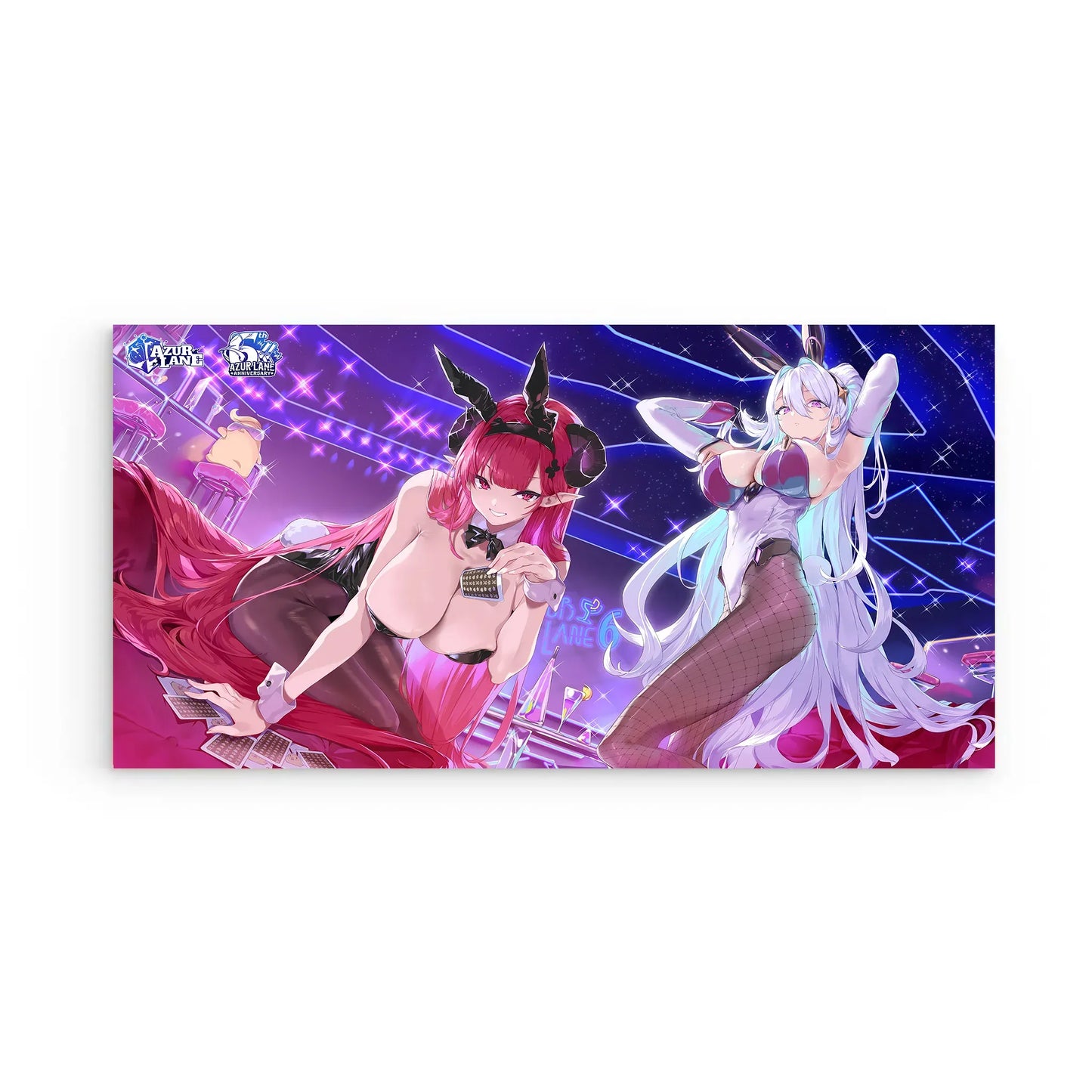 azur-lane-wanddekoration-6rth-anniversary-two-bunny-s-in-the-casino-poster-jlr-design-2 - JLR Design