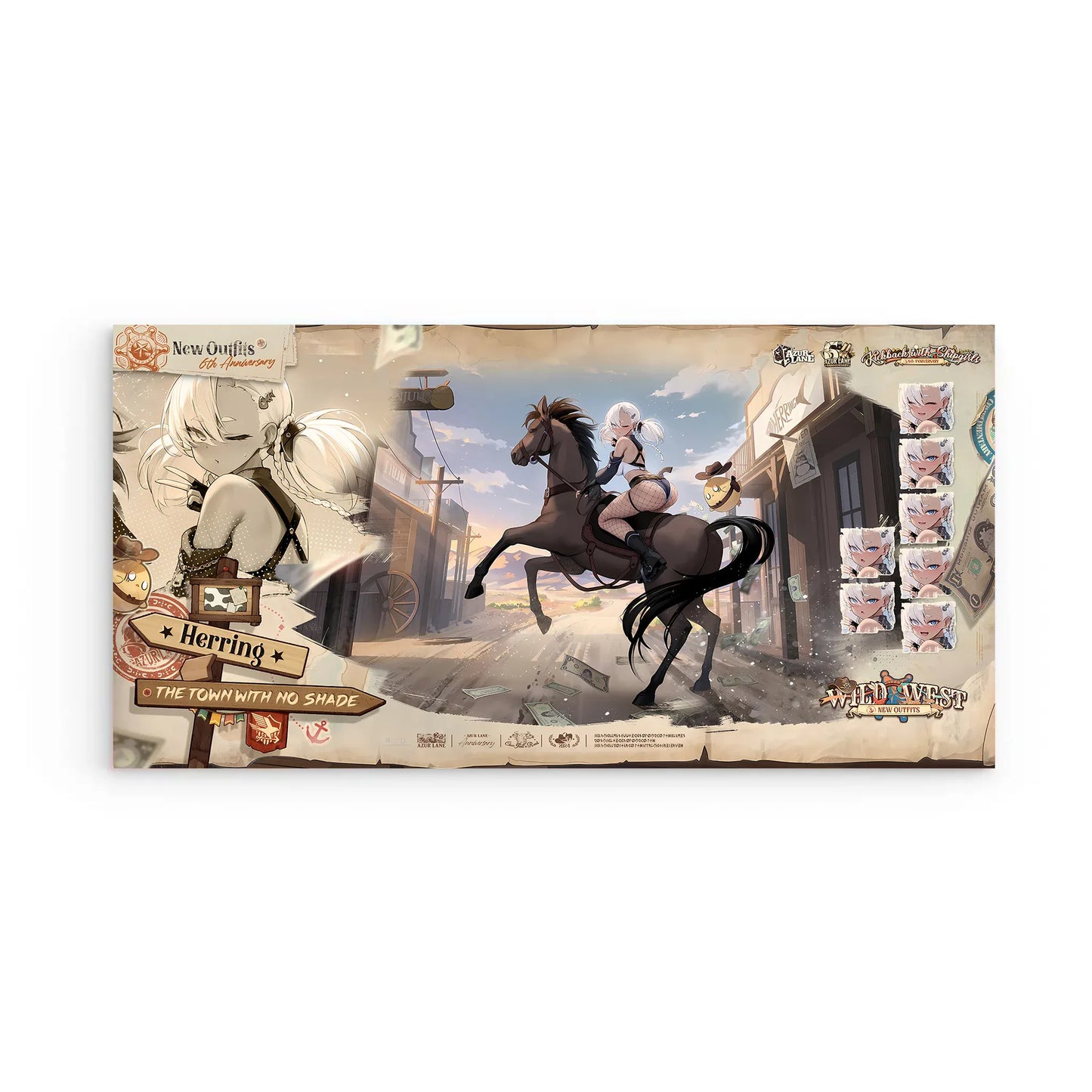 azur-lane-wanddekoration-6th-anniversary-herring-the-town-with-no-shade-poster-jlr-design-2 - JLR Design