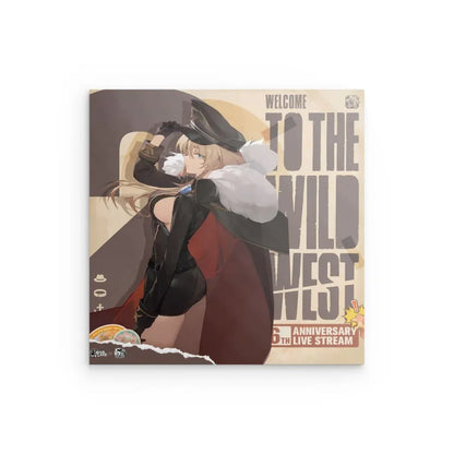 azur-lane-wanddekoration-6th-anniversary-welcome-to-the-wild-west-bismarck-metal-print-jlr-design-1 - JLR Design