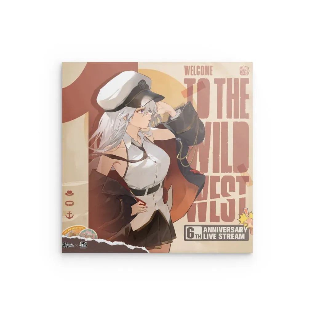 azur-lane-wanddekoration-6th-anniversary-welcome-to-the-wild-west-enterprise-metal-print-jlr-design-1 - JLR Design