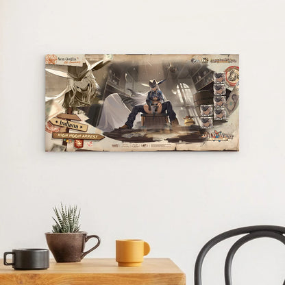 azur-lane-wanddekoration-6th-anniversary-wild-west-indiana-high-noon-arrest-poster-jlr-design-1 - JLR Design