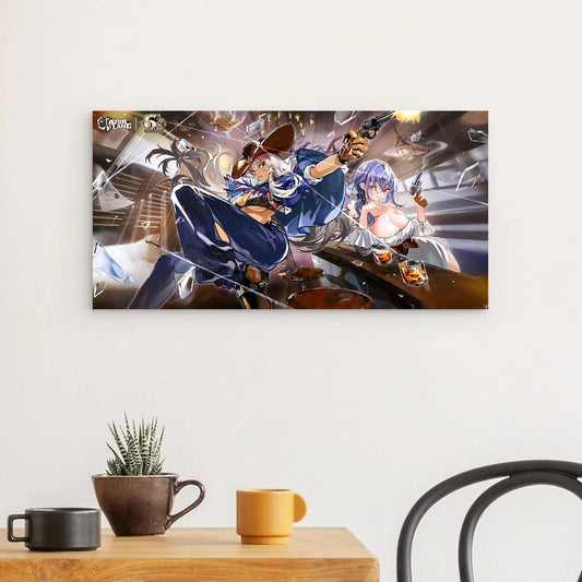 azur-lane-wanddekoration-6th-anniversary-wild-wild-west-poster-jlr-design-1 - JLR Design