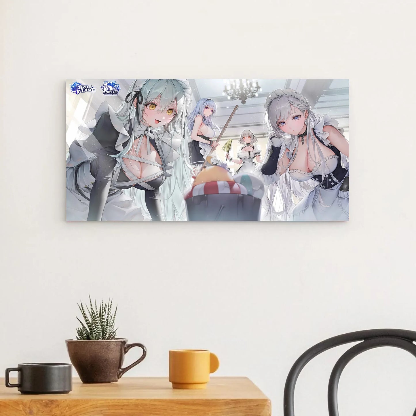 azur-lane-wanddekoration-belfast-dido-sirius-und-revenge-als-maids-poster-jlr-design-1 - JLR Design