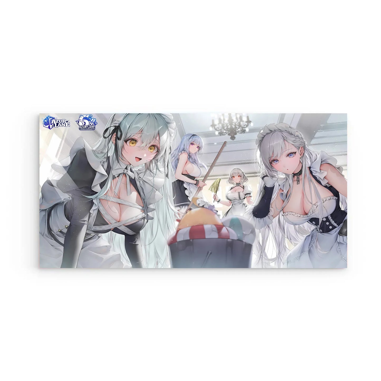 azur-lane-wanddekoration-belfast-dido-sirius-und-revenge-als-maids-poster-jlr-design-2 - JLR Design