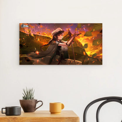 azur-lane-wanddekoration-bolzano-burning-city-poster-jlr-design-1 - JLR Design