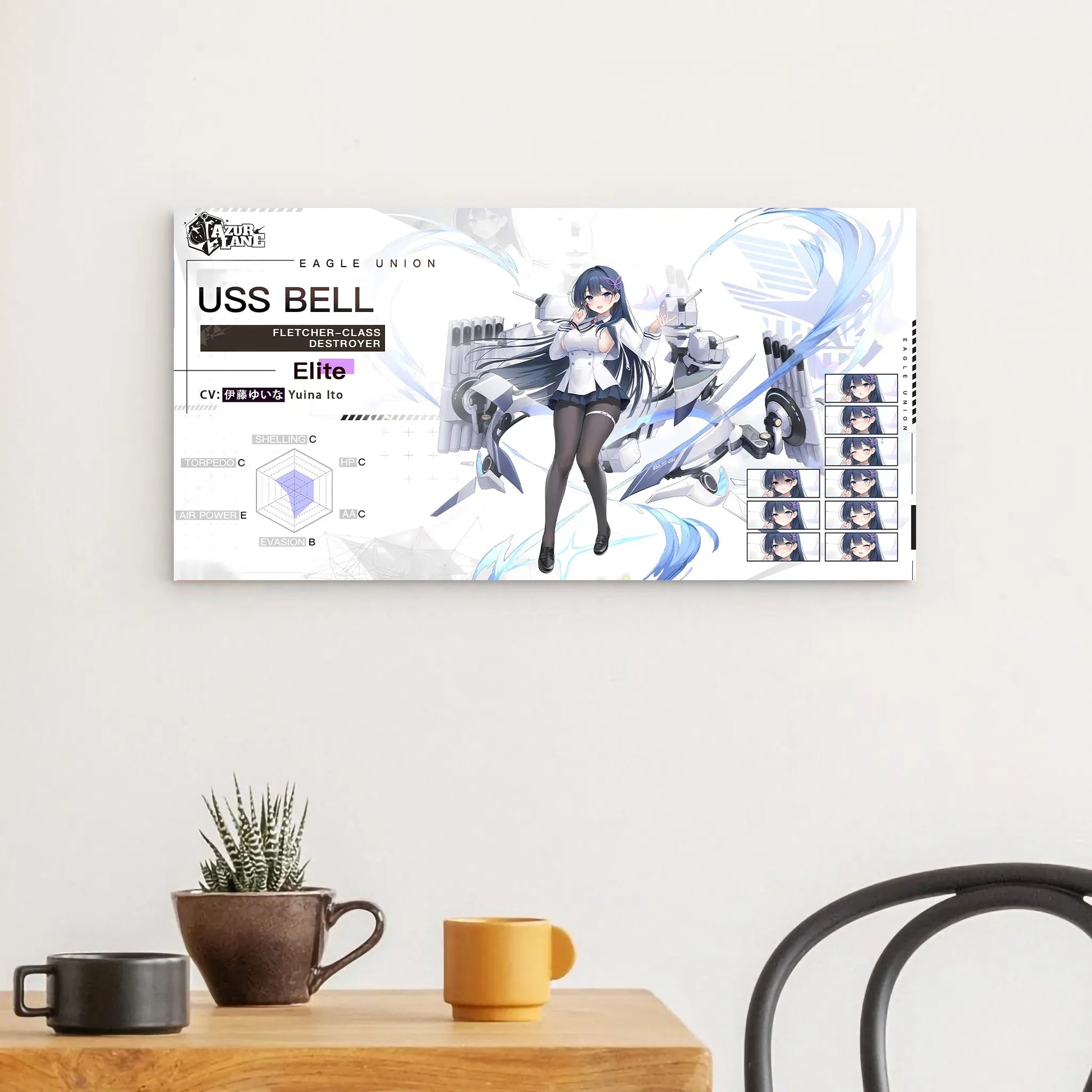 azur-lane-wanddekoration-charakter-eagle-union-uss-bell-poster-jlr-design-1 - JLR Design