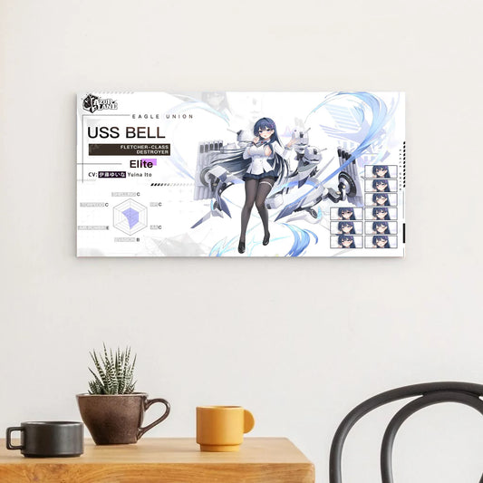 azur-lane-wanddekoration-charakter-eagle-union-uss-bell-poster-jlr-design-1 - JLR Design