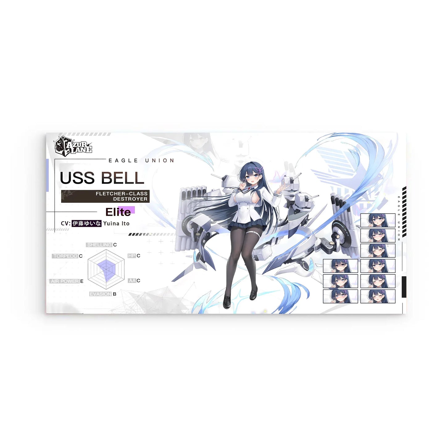 azur-lane-wanddekoration-charakter-eagle-union-uss-bell-poster-jlr-design-2 - JLR Design