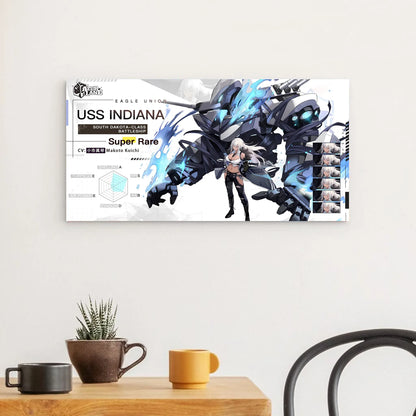 azur-lane-wanddekoration-charakter-eagle-union-uss-indiana-poster-jlr-design-1 - JLR Design