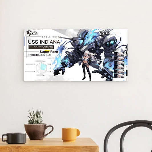 azur-lane-wanddekoration-charakter-eagle-union-uss-indiana-poster-jlr-design-1 - JLR Design