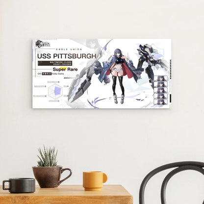 azur-lane-wanddekoration-charakter-eagle-union-uss-pittsburgh-poster-jlr-design-1 - JLR Design