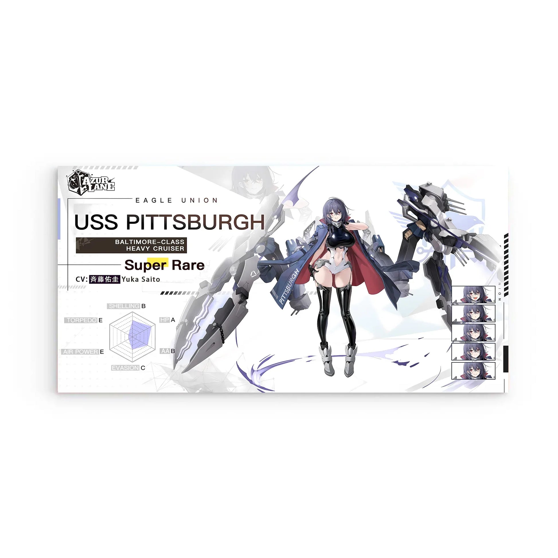 azur-lane-wanddekoration-charakter-eagle-union-uss-pittsburgh-poster-jlr-design-2 - JLR Design