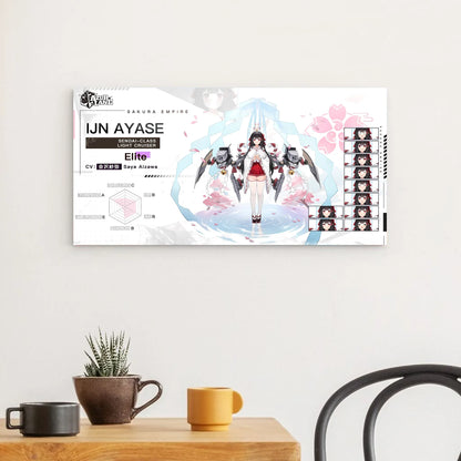 azur-lane-wanddekoration-charakter-sakura-empire-ijn-ayase-poster-jlr-design-1 - JLR Design