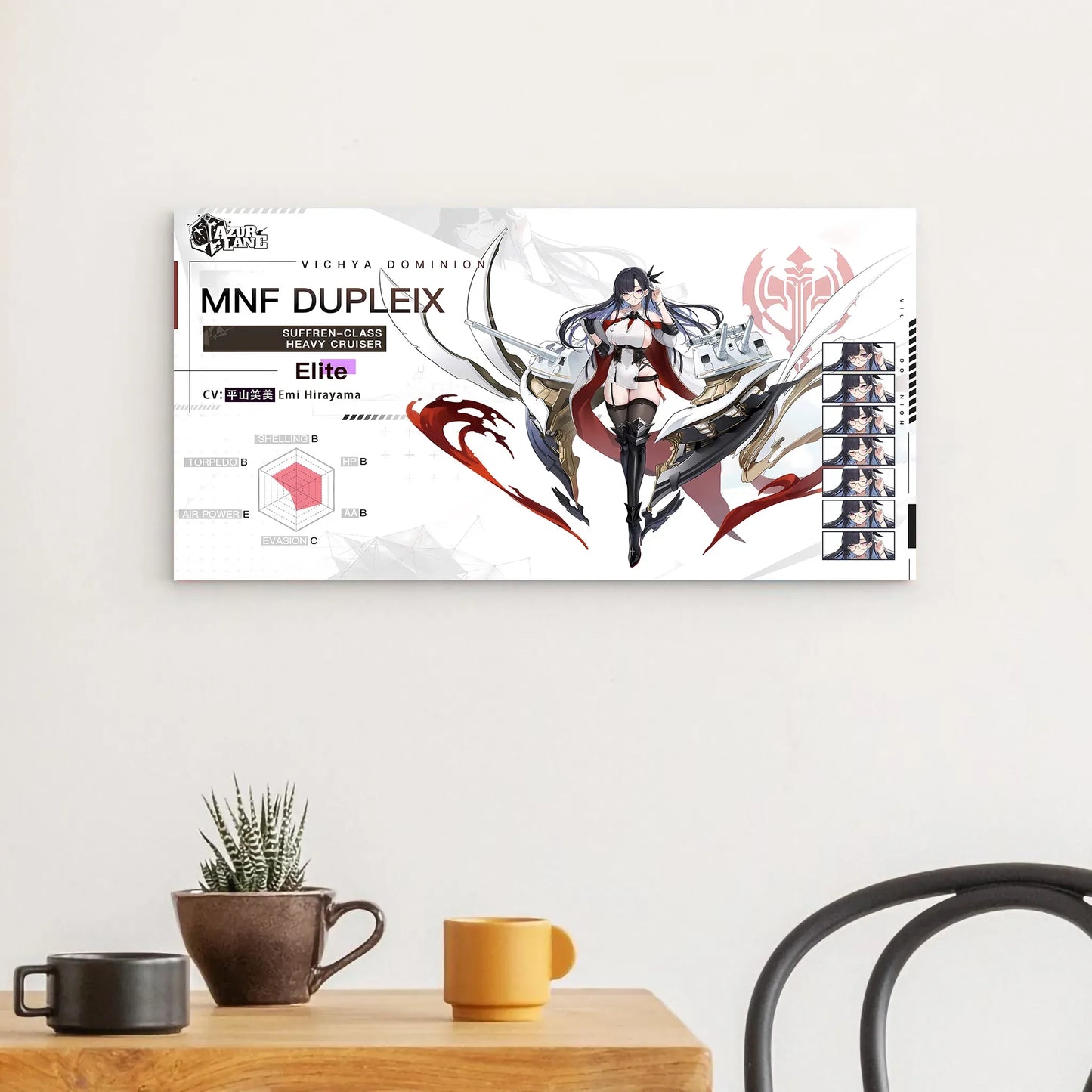 azur-lane-wanddekoration-charakter-vichya-dominion-mnf-dupleix-poster-jlr-design-1 - JLR Design