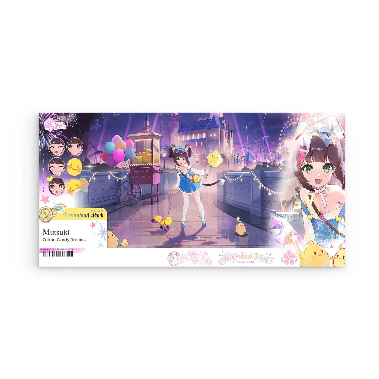 azur-lane-wanddekoration-dreamland-park-cotton-candy-dreams-mutsuki-poster-jlr-design-2 - JLR Design