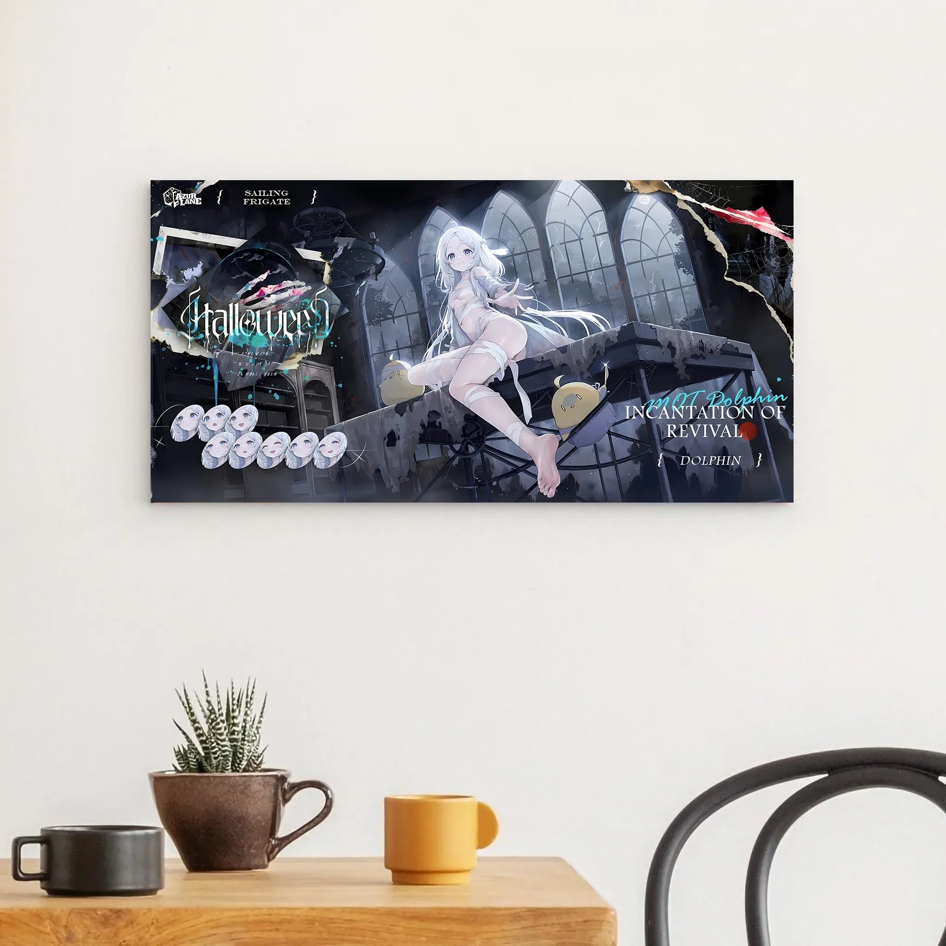 azur-lane-wanddekoration-halloween-dolphin-incantation-of-revival-poster-jlr-design-1 - JLR Design