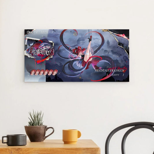 azur-lane-wanddekoration-halloween-friendly-franken-amity-poster-jlr-design-1 - JLR Design