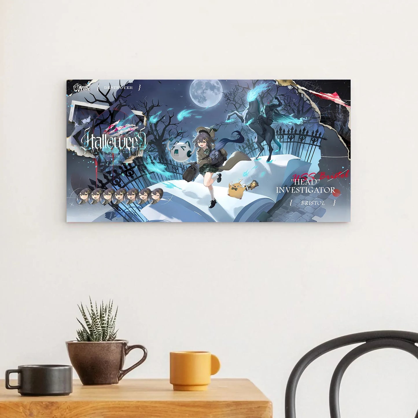 azur-lane-wanddekoration-halloween-head-investigator-bristol-poster-jlr-design-1 - JLR Design