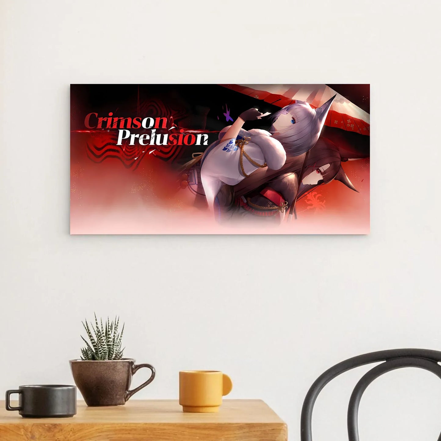 azur-lane-wanddekoration-kitsune-crimson-prelusion-poster-jlr-design-1 - JLR Design