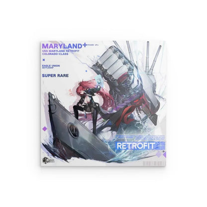 azur-lane-wanddekoration-maryland-retrofit-metal-print-jlr-design-2 - JLR Design