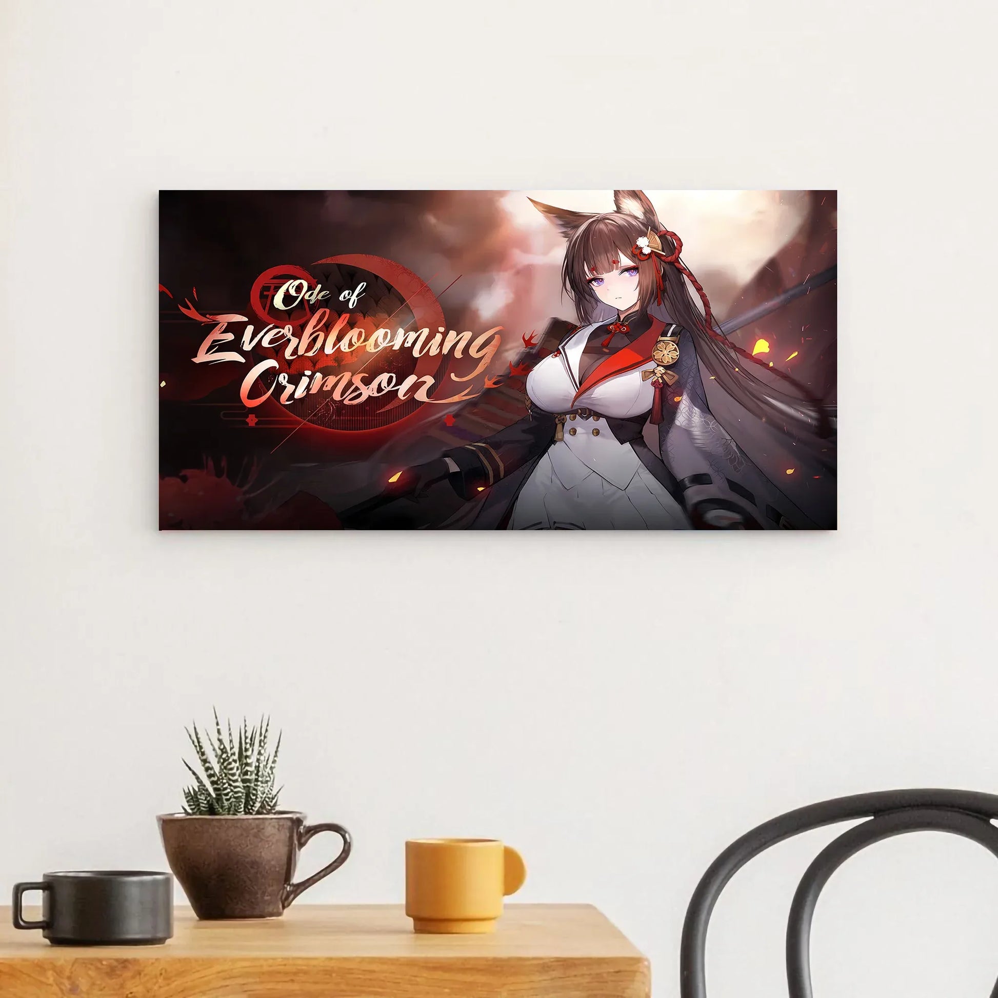 azur-lane-wanddekoration-ode-of-everblooming-crimson-amagi-poster-jlr-design-1 - JLR Design