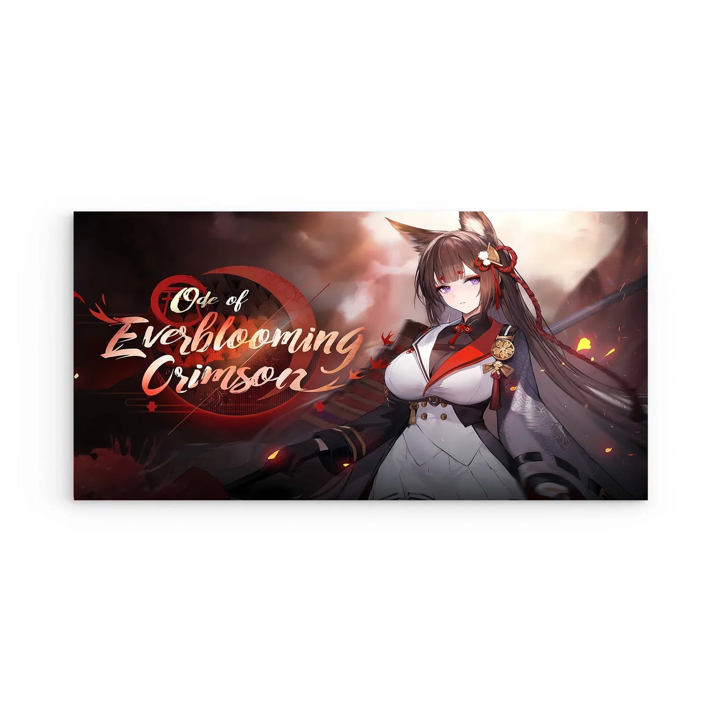 azur-lane-wanddekoration-ode-of-everblooming-crimson-amagi-poster-jlr-design-2 - JLR Design
