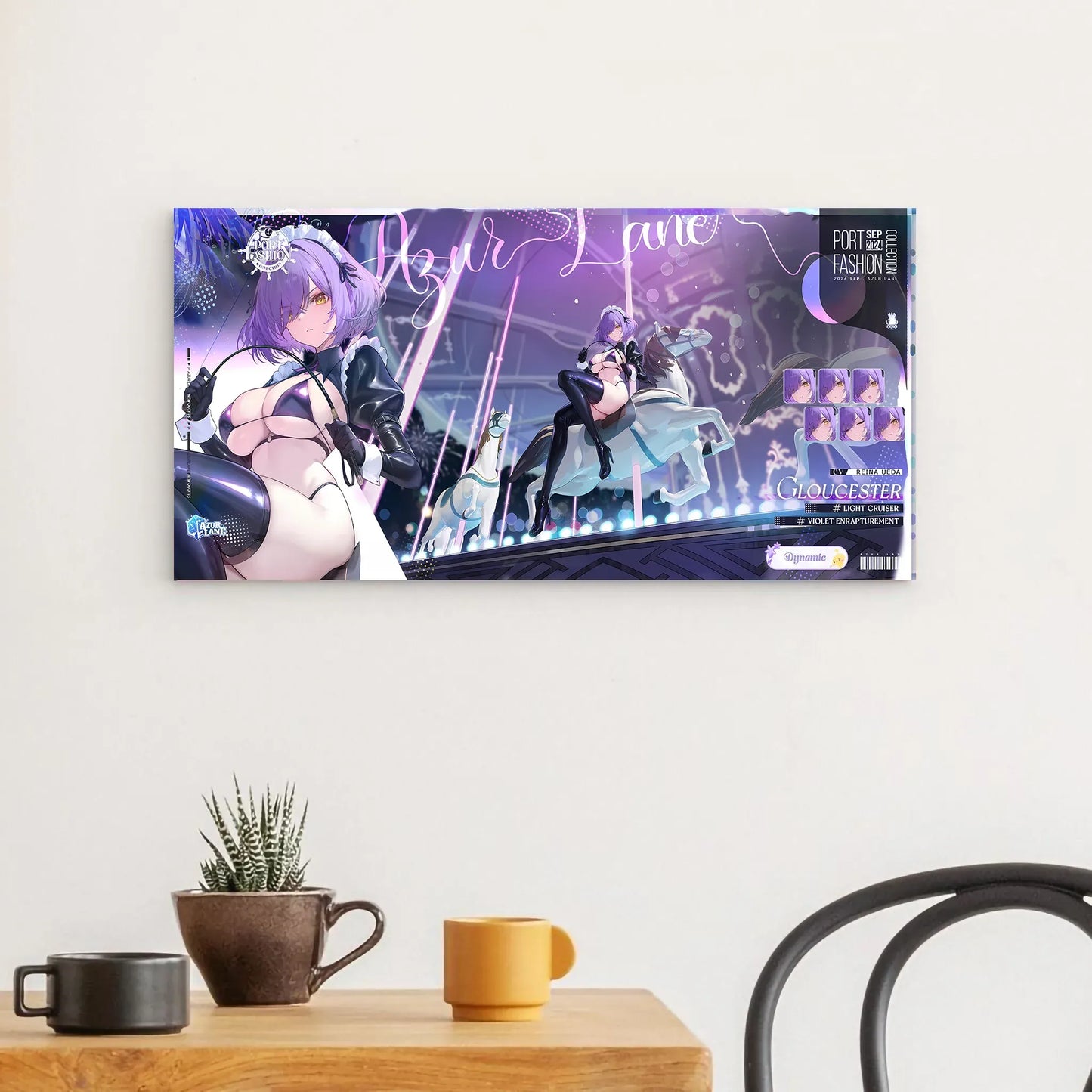 azur-lane-wanddekoration-port-fashion-cloucester-violet-enrapturement-poster-jlr-design-1 - JLR Design