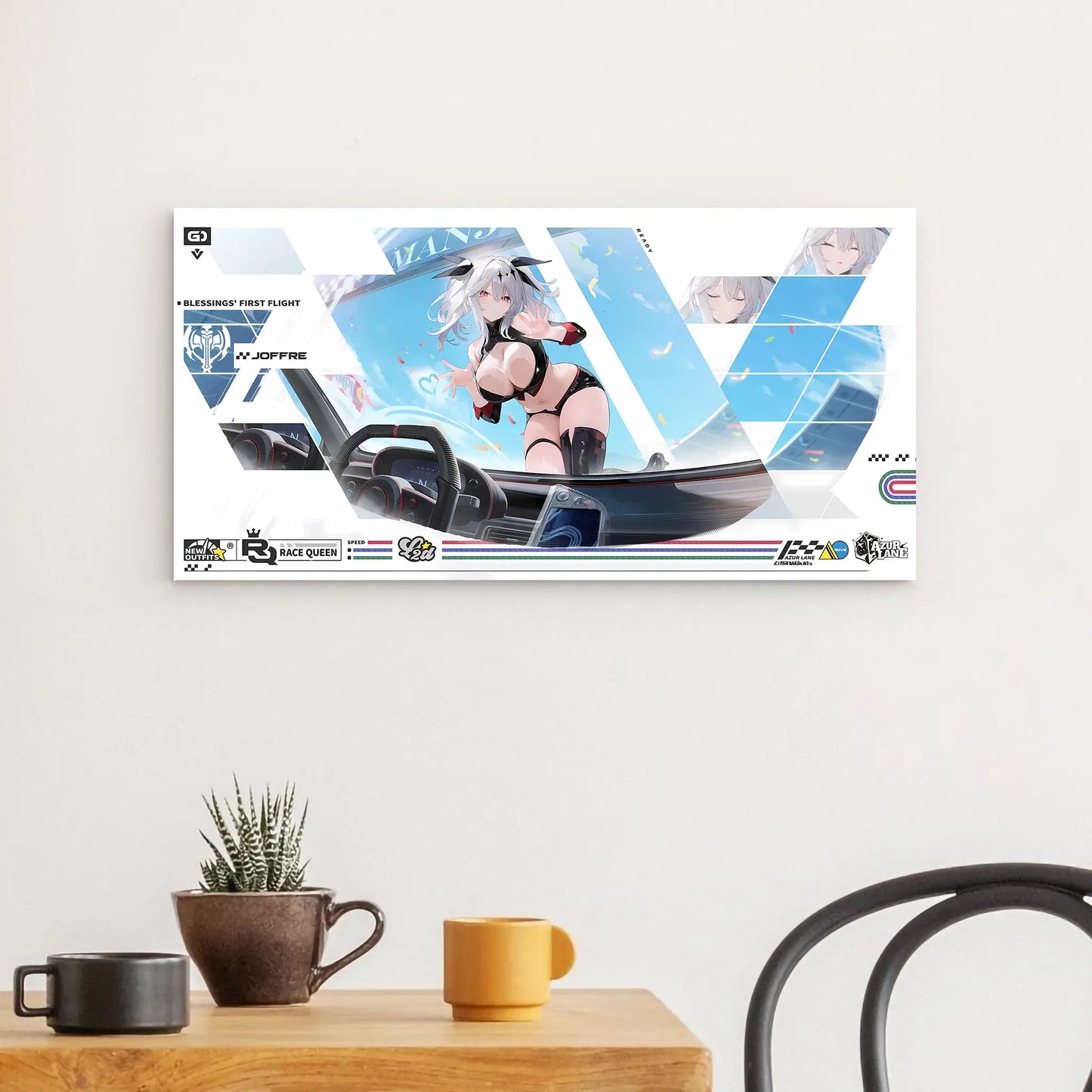 azur-lane-wanddekoration-race-queen-joffre-blessings-first-flight-poster-jlr-design-1 - JLR Design