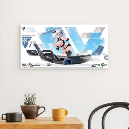 azur-lane-wanddekoration-race-queen-joffre-blessings-first-flight-poster-jlr-design-1 - JLR Design