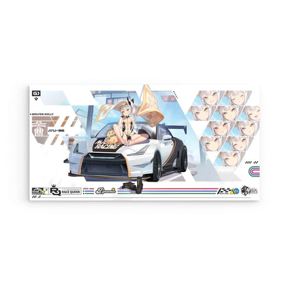 azur-lane-wanddekoration-race-queen-wolfen-dolly-u-96-poster-jlr-design-2 - JLR Design