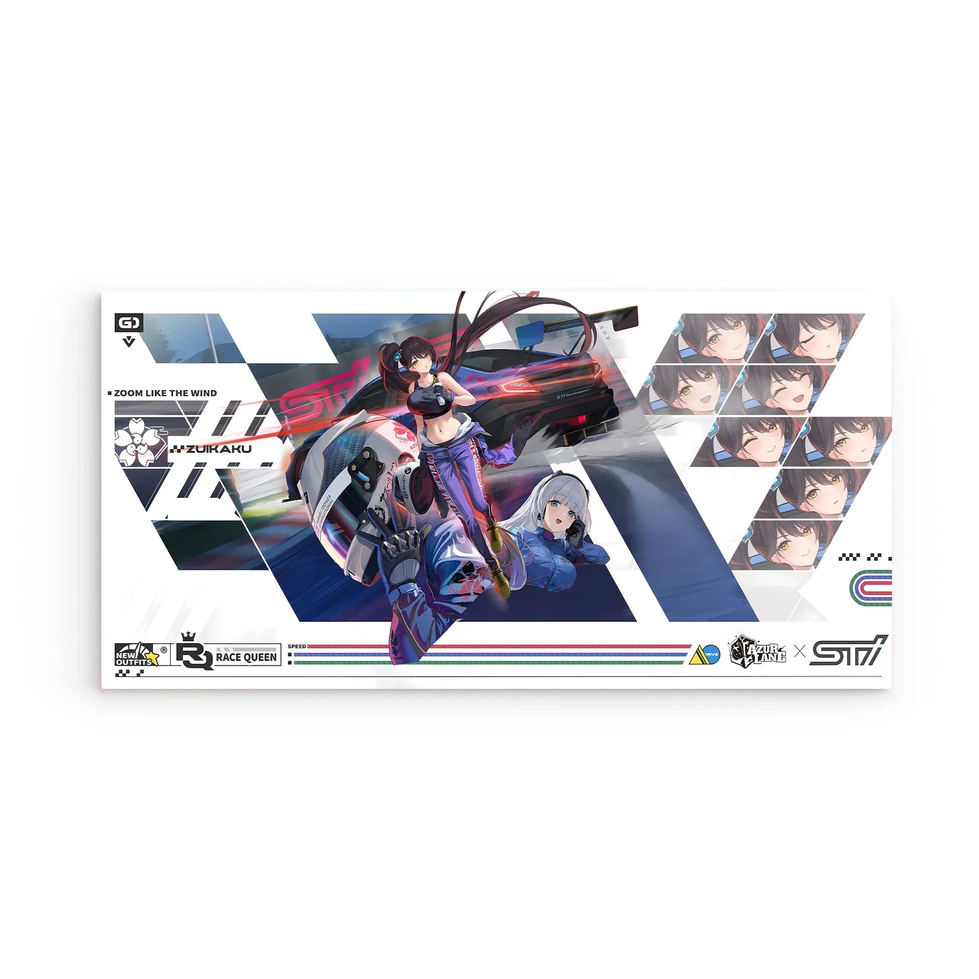 azur-lane-wanddekoration-race-queen-zoom-like-the-wind-zuikaku-poster-jlr-design-1 - JLR Design