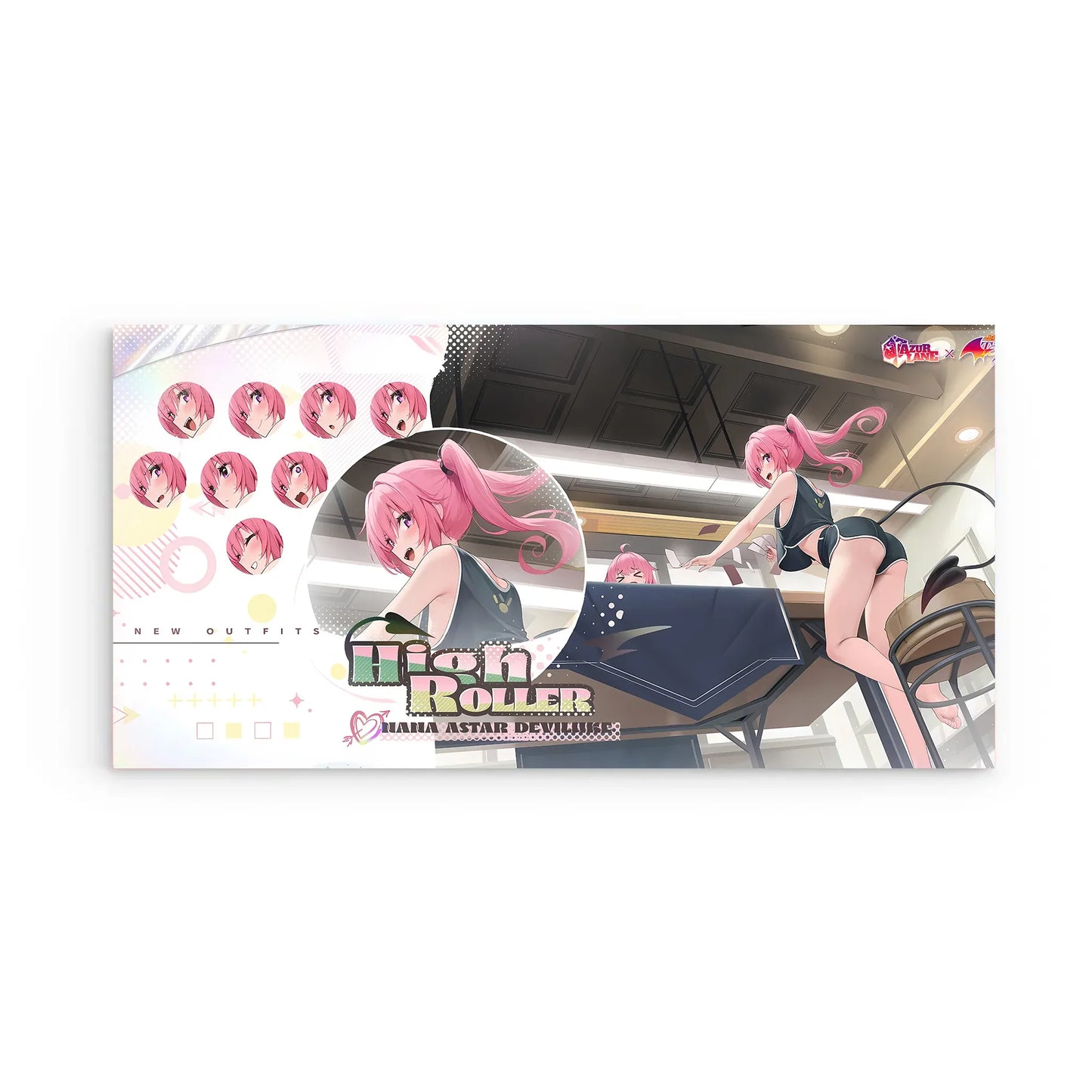 azur-lane-wanddekoration-to-love-ru-high-roller-nana-astar-deviluke-poster-jlr-design-2 - JLR Design