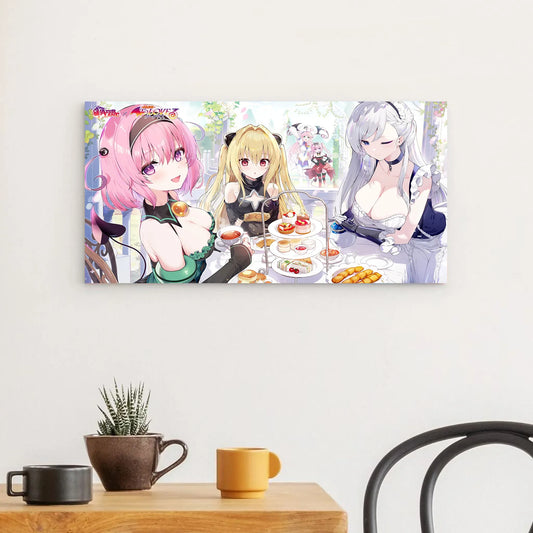 azur-lane-wanddekoration-to-love-ru-tea-party-poster-jlr-design-1 - JLR Design