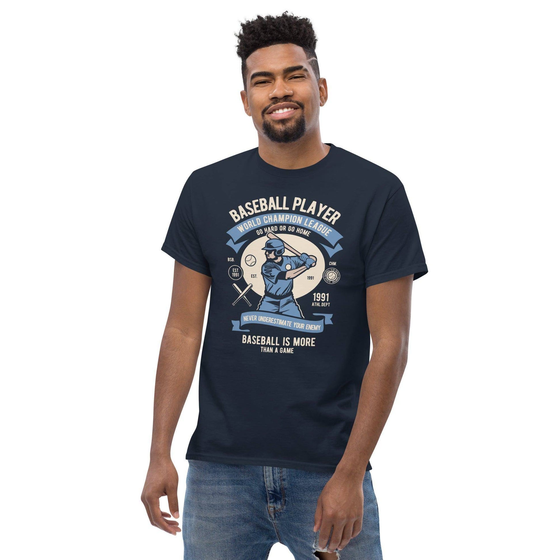 baseball-player-herren-t-shirt-t-shirt-jlr-design-1 - JLR Design