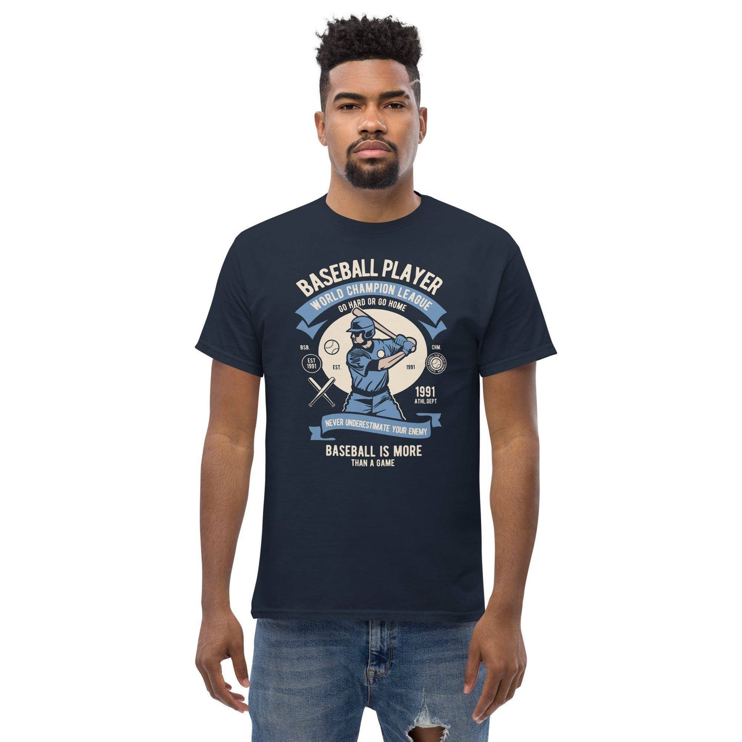 baseball-player-herren-t-shirt-t-shirt-jlr-design-10 - JLR Design