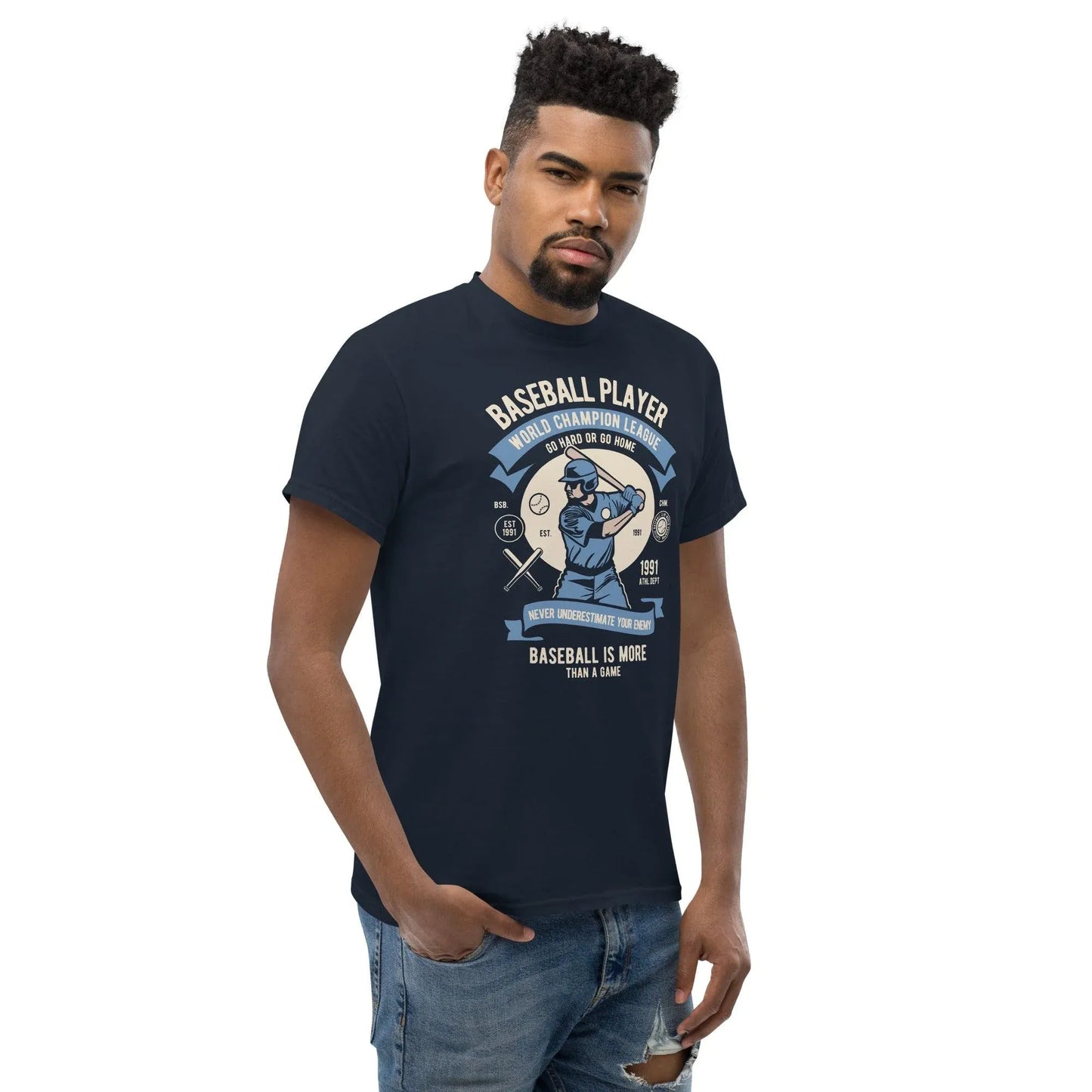 baseball-player-herren-t-shirt-t-shirt-jlr-design-12 - JLR Design