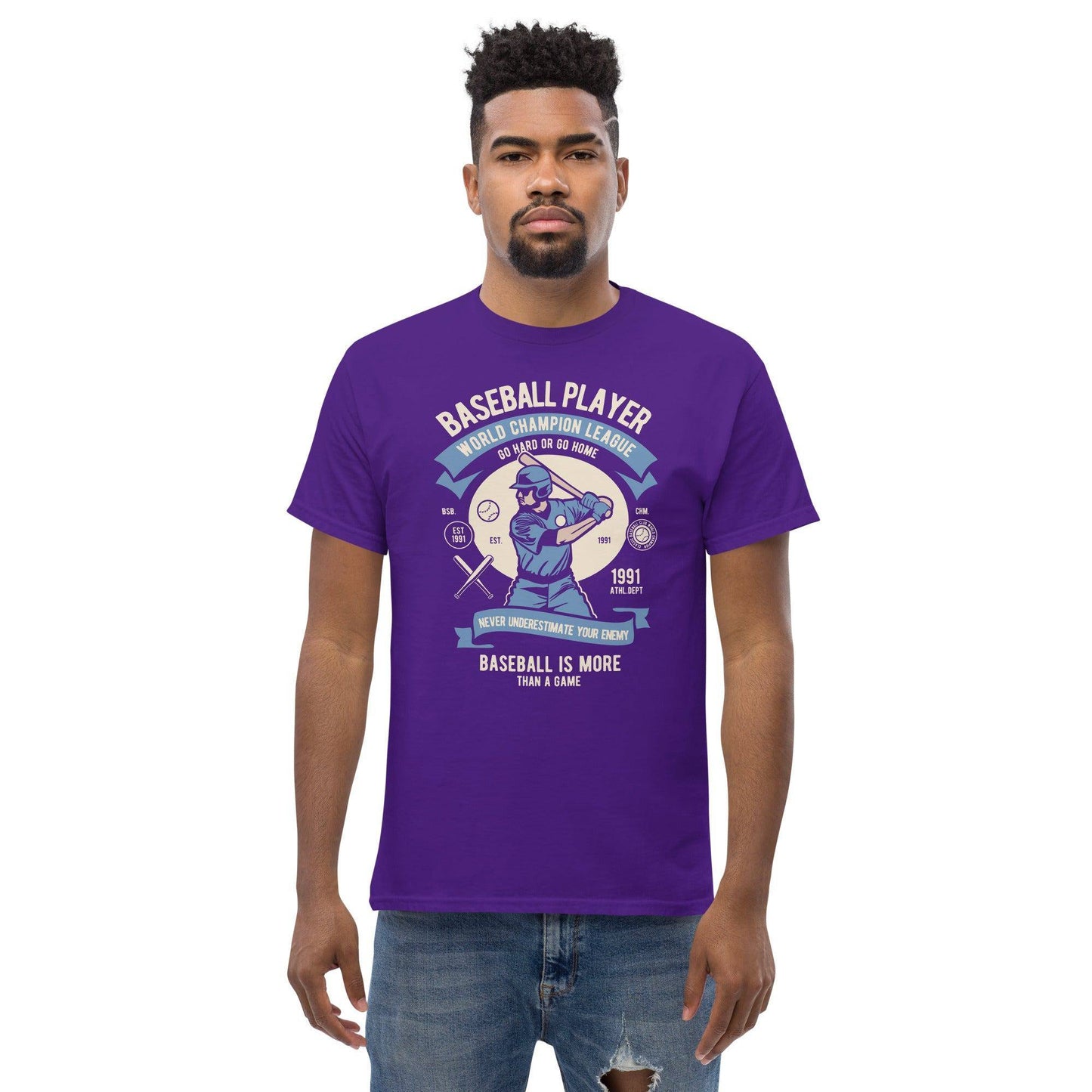 baseball-player-herren-t-shirt-t-shirt-jlr-design-13 - JLR Design