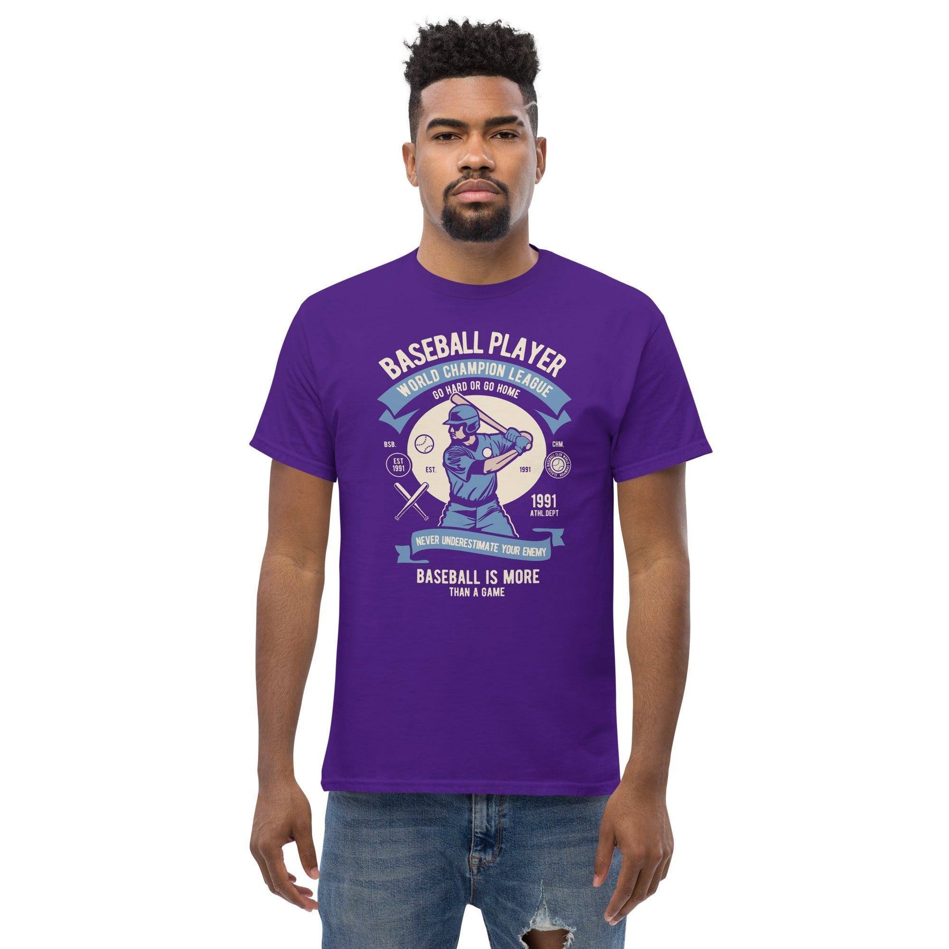 baseball-player-herren-t-shirt-t-shirt-jlr-design-13 - JLR Design